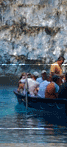 Sunlight shining into Melissani Cave